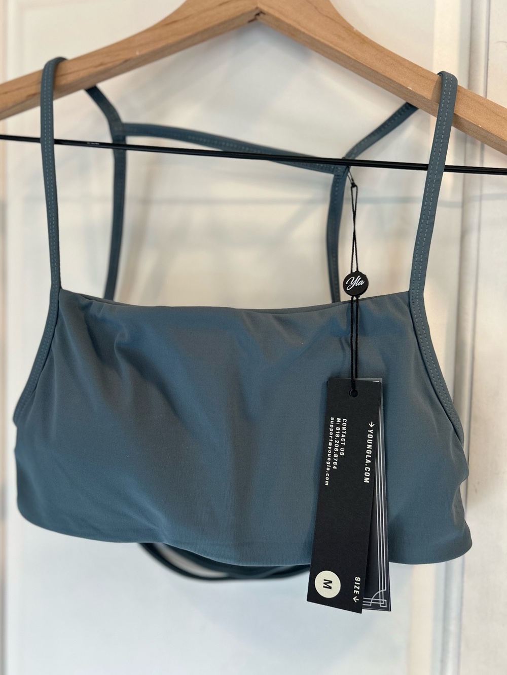 YoungLA W363 BACK IT UP Bra dusty teal